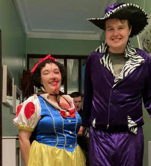 Two Halloween costumes